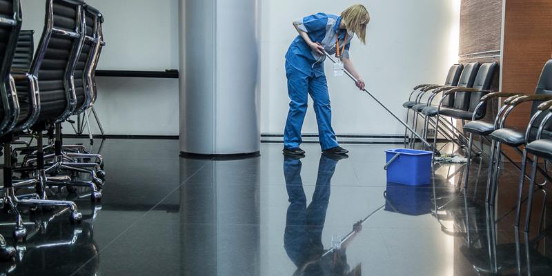 Professional cleaning of offices and commercial premises